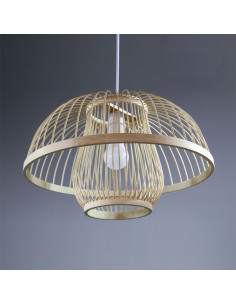 Lampara colgante Wicker