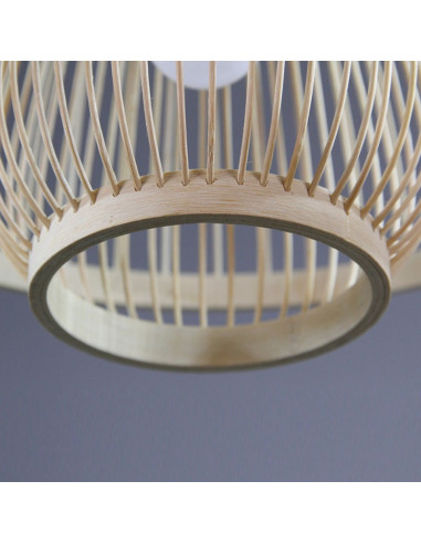 Lampara colgante Wicker