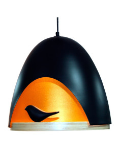 Lampara Colgante Nido - Negro