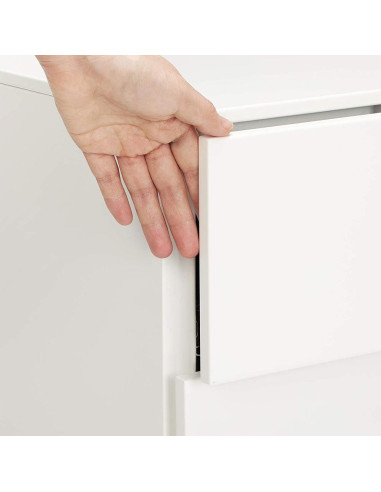 Buc 2 cajones - ruedas - Blanco