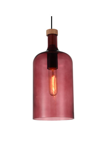 Lampara Colgante Bottle - Violeta