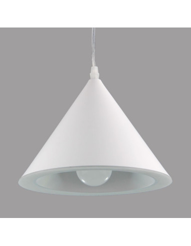 Lampara Colgante Annular Blanco