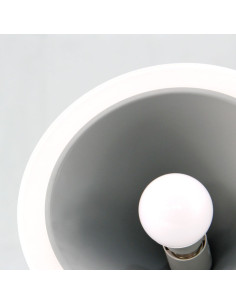 Lampara Colgante Annular Blanco 2