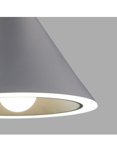 Lampara Colgante Annular Gris 2