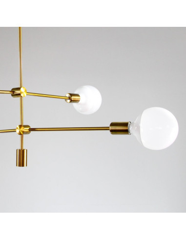 Lampara de techo Stick Dorada