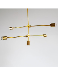 Lampara de techo Stick Dorada