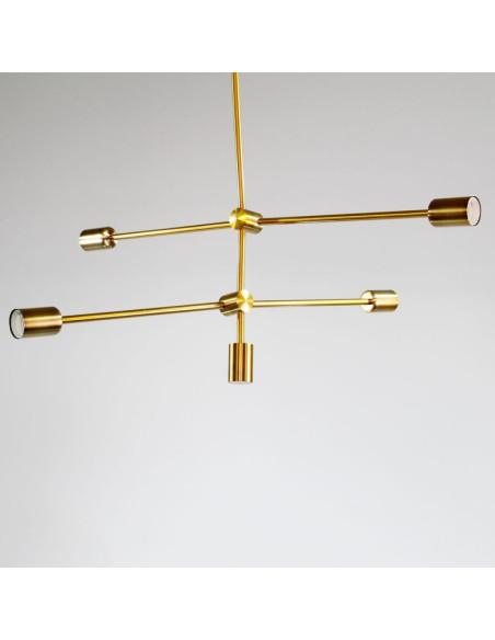 Lampara de techo Stick Dorada